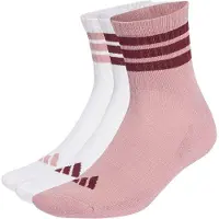 Adidas 3-Stripes Essential Concept Mid 3-Pack Calze casual (43-45, fuchsia)