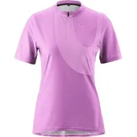 Gonso Women's Adventure Jersey Halfzip Maglietta da ciclismo Donna (42, lilla)