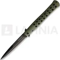 Cold Steel Coltello pieghevole Ti-Lite Linerlock, verde