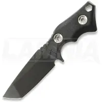 1881 Knifeworks Coltello Micro Tanto, Black G-10
