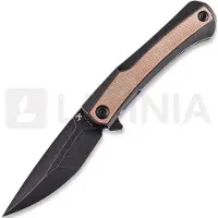 Kansept Knives Coltello pieghevole Kratos Titanium Brown Micarta