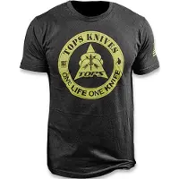 Tops knives T-shirt One Life One Knife, L