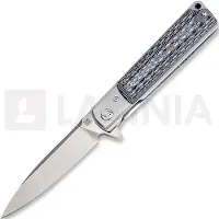 Artisan Cutlery Coltello pieghevole Classic D2, black/white