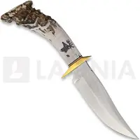 Ken Richardson Knives Bowie Crown Horn Handle 5 in