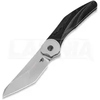 Bestech Coltello pieghevole Excentric - Beadblast - Titanium, nero