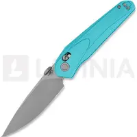 Bestech Coltello pieghevole Mothus - Blastwash - G10, light blue