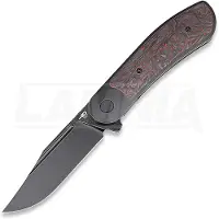 Bestech Coltello pieghevole Vestige - Blackwash - Red Marble CF