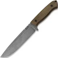 Za Pas Expendable, Brown Micarta, Stonewash