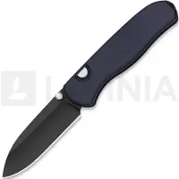 Kizer Cutlery Coltello pieghevole Drop Bear Zero M390, Dark Blue Aluminum, DLC