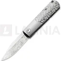 Böker Germany Coltello pieghevole BRLW Meteorite Damast Platinum Edition