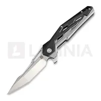 Artisan Cutlery Coltello pieghevole Interceptor Linerlock M390, nero