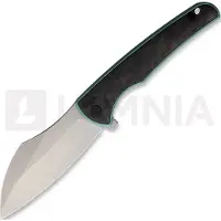 VDK Knives Coltello pieghevole Vice Linerlock, green carbon fiber
