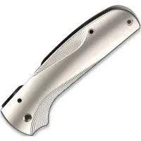 Flytanium Handle scales Titanium Lotus Scales for Spyderco Shaman - Stonewash