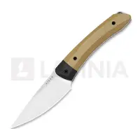 Kizer Cutlery Coltello Momo Fix 3 S35VN, Brown Norplex Ultrex & Carbon Fiber, Satin