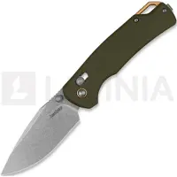 Kershaw Coltello pieghevole Proximal - Stonewash - G10, verde