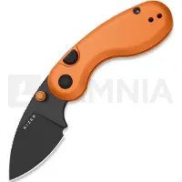 Kizer Cutlery Coltello pieghevole Microbe 14C28N, Orange Aluminum, Black PVD