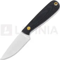 Brisa Coltello da collo Necker 70 Full Flat, black micarta