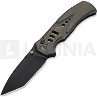 We Knife Zentron, Bronze Titanium, Black Stonewash