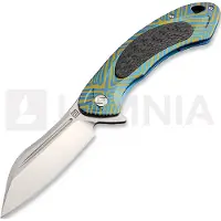 Artisan Cutlery Coltello pieghevole Immortal Framelock CPM S35VN, blue/gold