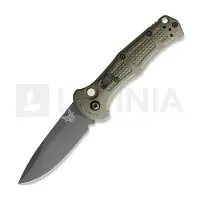 Benchmade Coltello pieghevole Mini Claymore, ranger green grivory