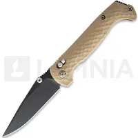 Toor Coltello pieghevole Dropwing, Coyote Tan G-10, Black Gun-Kote