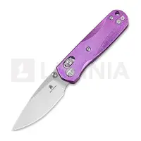 Bestechman Coltello pieghevole Sprite - Stonewash + Satin - Crystallized Titanium, porpora