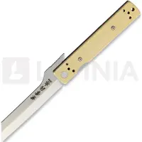 Kanetsune Coltello pieghevole Brushed Brass Linerlock