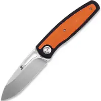 Kansept Knives Coltello pieghevole Mato Black/Orange G-10