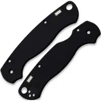 Glow Rhino Spyderco Para2 Scales Black