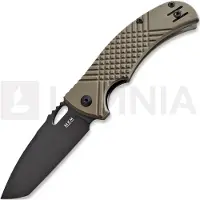 MKM Knives Coltello pieghevole Ciras - Black Top Shield - G10, verde