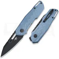 Bestech Coltello pieghevole Toddler - Blackwash - G10, blu