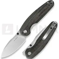 Kizer Cutlery Coltello pieghevole Meteora Nitro-V, Black Micarta
