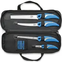 Camillus Coltello da pesca Cuda 6pc Knife/Sharpener Set