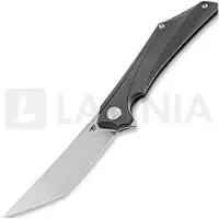 Bestech Coltello pieghevole Kamoza - Stonewash - Titanium, grigio