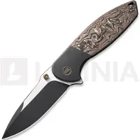 We Knife Nitro OG, Black Ti/Copper Foil CF, Black SW/Satin