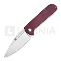 Artisan Cutlery Coltello pieghevole Arion CPM S35VN, Micarta Titanium, rosso