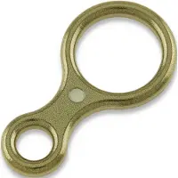 Audacious Concept Mini Figure Eight - Brass - Beadblasted