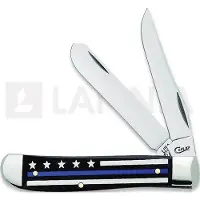 Case Cutlery Pocket knife Blue Line Mini Trapper Bone