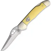 Bear & Son Coltello pieghevole Lockback Yellow Delrin