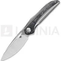 Bestech Coltello pieghevole Senu - Satin + Stonewash - Titanium w/Marble CF