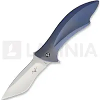 V Nives Coltello pieghevole Deplorable Framelock, blu