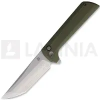North Mountain Blade Coltello pieghevole Chop 2 Button Lock Green G-10