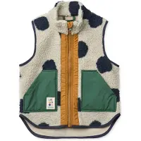 Liewood Kid's Noam Pile Vest Gilet in pile Bambini (140, beige)