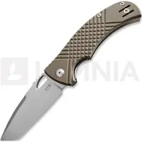 MKM Knives Coltello pieghevole Ciras - Stonewash - G10, verde