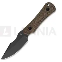 Kizer Cutlery Bone 1122A1 Matte DLC 3V, Norplex Ultrex Micarta, coltello fisso, Maverick Customs design