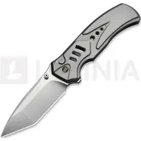 We Knife Zentron, Gray Titanium, Satin