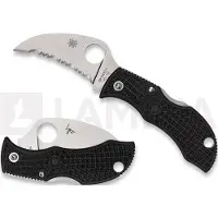 Spyderco Coltello pieghevole Manbug Salt Black Hawkbill
