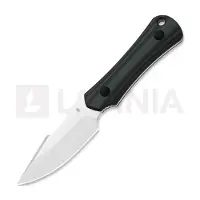 Kizer Cutlery Bone 1122A3 Satin AEB-L, Black Green G10, coltello fisso, Maverick Customs design