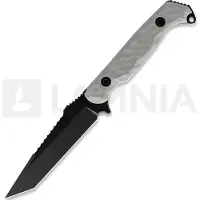 Toor Coltello Darter T, Light Gray G-10, Black Gun-Kote