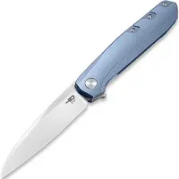 Bestech 9 - Hand Rubbed Satin - Titanium, blu